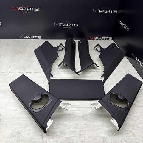 08-13 BMW E92 M3 OEM ABC PILLAR PILLARS BLACK PAIR SET *NOTES*