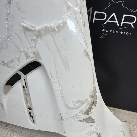 15-20 OEM BMW F82 F83 M4 Driver Left Side Fender Panel Shell White *Notes*