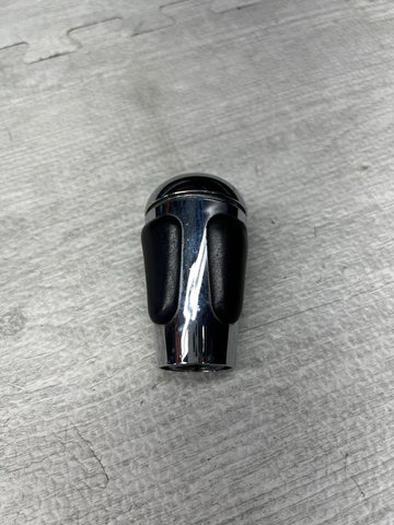 2004-2006 BMW E46 M3 SMG GEAR SHIFT KNOB NAPPA LEATHER CHROME OEM