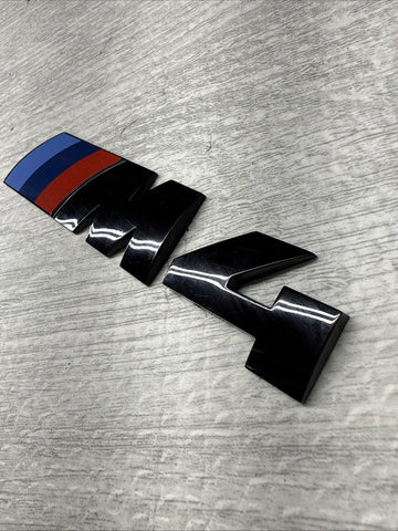 15-20 BMW F82 F83 M4 Coupe Convertible Trunk EMBLEM LOGO BADGE OEM BLACK