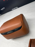 2001-2006 BMW E46 M3 Convertible Cinnamon Rear Headrests Head Rests Pair