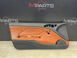 01-06 BMW E46 M3 LEFT DRIVER SIDE DOOR PANEL CARD CINNAMON OEM