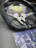 15-20 BMW F80 F82 F83 M3 M4 OHC Carbon fiber Steering Wheel Manual DCT Led