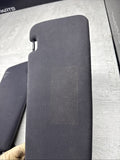 01-06 BMW E46 M3 Coupe Left Right Sun Visors Shade Mirror Black OEM Pair