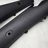 BMW 01-06 E46 325 330 M3 OEM Convertible Rear Top Lateral Trims Panels Black