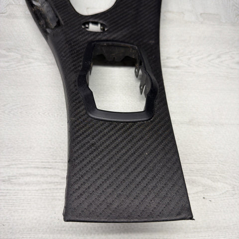 08-13 BMW E90 E92 M3 OEM  Front Center Console Cover Leather DCT *Wrapped*