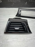 15-20 BMW F80 F82 M3 M4 Coupe Sedan Dash Console Interior Trim Set Carbon Fiber