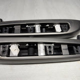 01–06 BMW E46 M3 Coupe Rear Titan-Shadow Interior Trim Set Left+Right Gray OEM