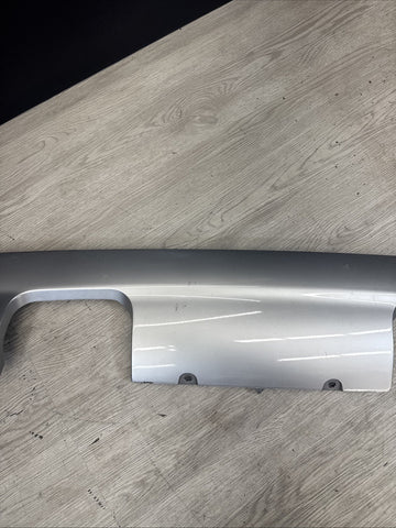 01-06 BMW E46 M3 Rear Bumper Lower Lip Diffuser Trim Panel OEM Titan Silver