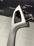 01-06 BMW E46 M3 Brushed Aluminum/Black Door Trim Armrest Right Front Passenger