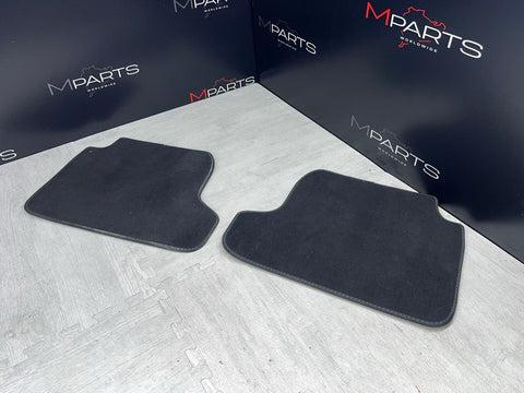16-20 OEM BMW F87 M2 Black Rear Carpet Floor Mats