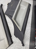 BMW OEM E36 M3 95-99 Rear Dove Grey Leather Door Cards Panels 2489025