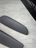 BMW E46 325 330 M3 Convertible Rear Grey Gray Upper Armrest Pads 7894431 7894432