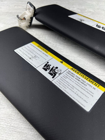12-20 OEM BMW F30 F32 F80 F82 M3 M4 Interior Sun Visors Black
