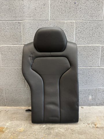 BMW F82 M4 Coupe 15-20 Right Rear Back Seat Black Leather Back Rest Backrest