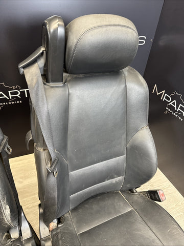 01-06 BMW E46 M3 Convertible Interior Front Heated Seats Black *Notes*