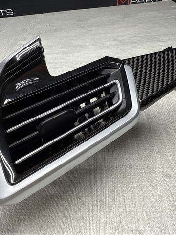 20-25 BMW G06 F96 X6M X7 Left Driver Front Dash Air Vent 21828910 Carbon Fiber