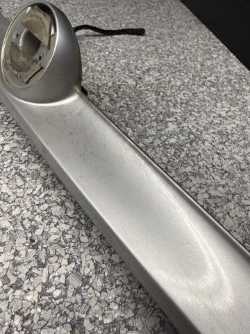01-06 BMW E46 M3 Convertible Trunk Lid Grip Key Deck Handle Titanium Silver