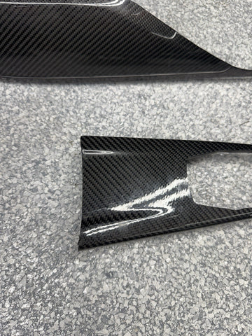 15-20 BMW F80 F82 M3 M4 Carbon Fiber Interior Dash Dashboard Trim Set OEM *Peel
