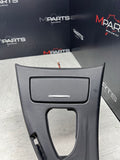 09-13 BMW E93 M3 CONVERTIBLE DCT CIC LEATHER CENTER CONSOLE TRIM