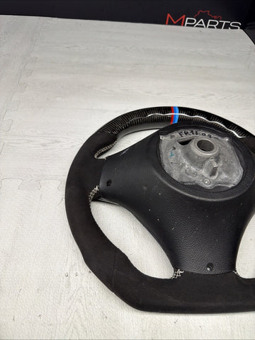 08-13 BMW E90 E92 E93 M3 OHC Carbon fiber Steering Wheel Tri Stitched Manual