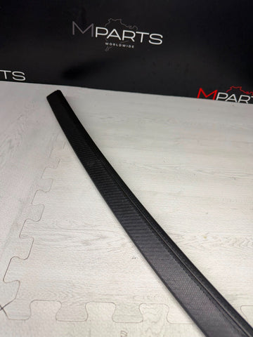 08-13 BMW E92 E93 M3 Front Right Door Carbon Leather Interior Strip Trim OEM
