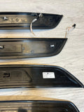 Door Sills Scuff Plates Covers 41217294983 2013-2016 BMW F06 M6 Sedan *Flaws