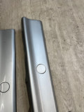94-99 BMW E36 M3 SEDAN SIDE SKIRTS ROCKER PANELS MOLDINGS ARCTIC SILVER