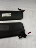 06-10 BMW E60 M5 Black Alcantara Sun Visors 7897609