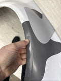 01-06 BMW E46 M3 Right Passenger Fender Alpine White Camouflage Wrap