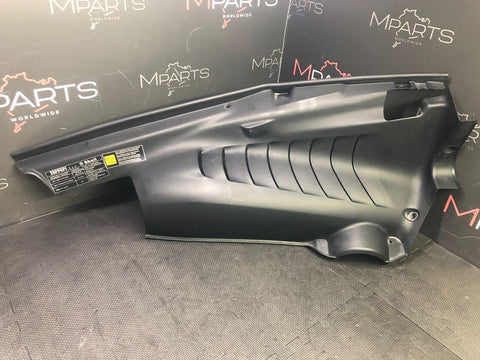 Engine Motor Cover Shield Panel Black 19-23 Ferrari F8 Tributo