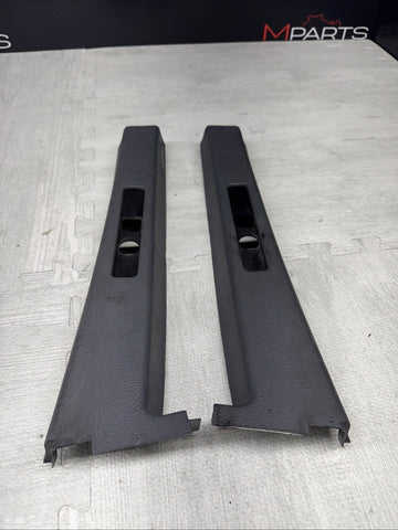 BMW E36 M3 95-99 OEM COUPE PASSENGER DRIVER INTERIOR B PILLARS TRIM COVER GREY