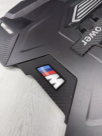 18-25 BMW F90 F92 M5 M8 S63 Engine Ignition Coil Top Motor Cover Panel OEM