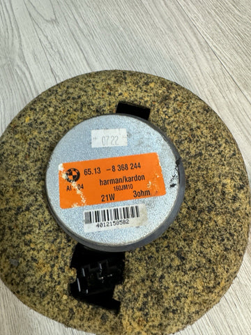 01-06 BMW E46 M3 HARMON KARDON DOOR / REAR DECK SPEAKERS 8368244 PAIR