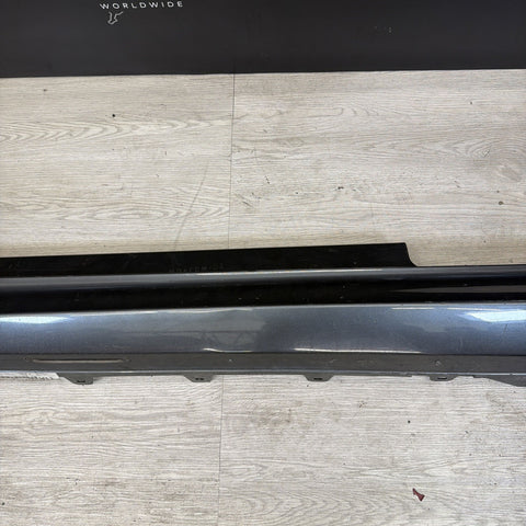 15-20 BMW F82 F83 M4 Rocker Panel Side Skirt Left Driver Mineral Gray