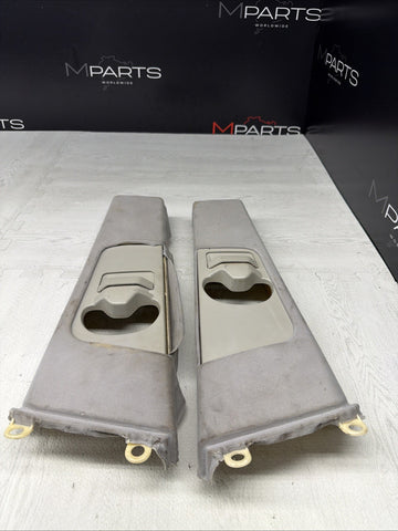 BMW B Pillars Cover Coupe Left Right E46 323Ci 325Ci 328Ci 330Ci M3 Gray Grey