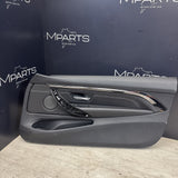 15-20 BMW F82 F83 M4 S55 Front Right Passenger Black Leather Door Card Panel