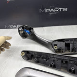 01-06 BMW E46 M3 Convertible Interior Armrests Trim Set Brushed Aluminum *Notes*