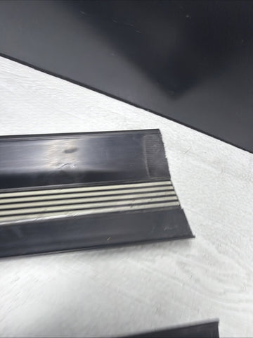 96-99 BMW E36 M3 Coupe Door Sills Trims Pair Black OEM