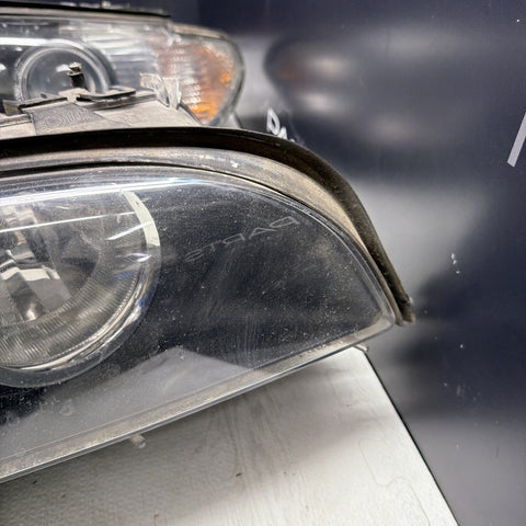 04-06 BMW E46 325CI 330CI M3 2doors Headlights Assy OEM Pair L&R AFS Xenon *Tab*