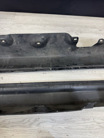 01-06 BMW E46 M3 Rocker Panel Side Skirts OEM Carbon Black *Notes*