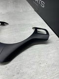 08-13 BMW E90 E92 E93 M3 Lower Steering Wheel Trim Cover Plate Black