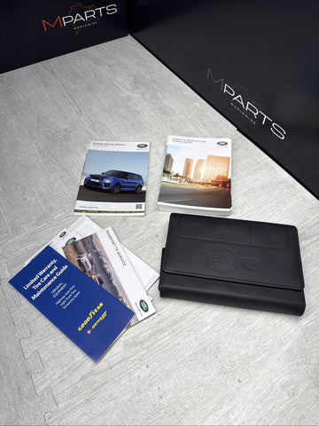 2018 Range Rover Sport SVR  Owners Manuals Books Set