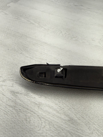 01-06 BMW E46 M3 Convertible Trunk Lid Grip Deck Handle Jet Black *Broken Tabs