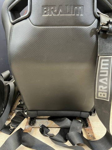 BMW Front BRAUM Sport Seats Black Pair