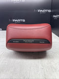 BMW 01-06 E46 M3 Convertible Rear Headrest Head Rest Imola Red OEM *Tab