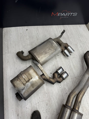 01-06 BMW E46 M3 UUC Corsa Exhaust Section 3 Dual Mid Pipe Midpipe *Dent*