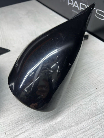 95-99 BMW E36 M3 Coupe Side Mirrors Pair Cosmos Black