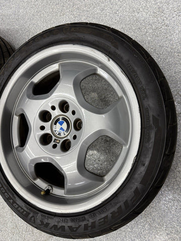 95-99 BMW E36 M3 OEM 17" Staggered M Contour Set of 4 Wheels Rims