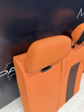 21-26 BMW G80 M3 Sedan Rear Seat Left Backrest Kyalami Orange Leather OEM